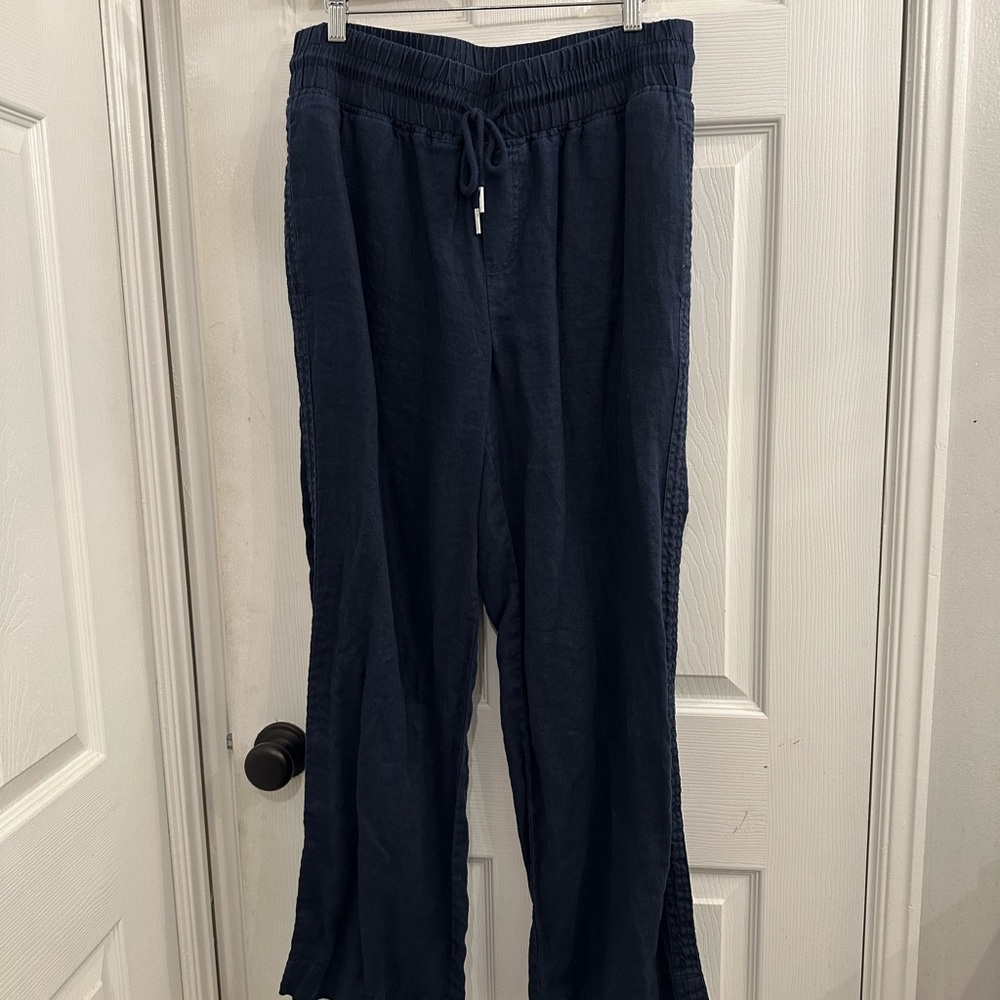 Quince Wide Leg Linen Pants - Picture 5 of 8